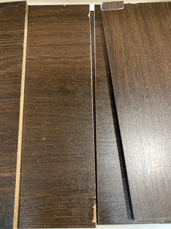 Photo 1 of **MINOR CRACKS** Furinno Cubic Closet Organizers and Storage, 9-Cube Closet Organizer, Open Shelf Closet Storage, Extra Thick Frame for Wardrobe, Bedroom, Living Room, Dark Oak