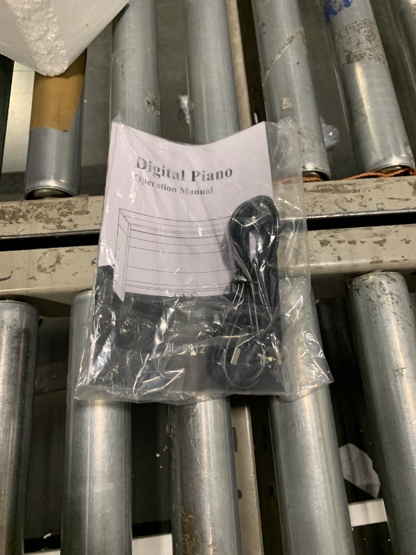 Photo 1 of **JUST KEYBOARD & MISSING POWER CORD** WENCAI 88 Key Fully Weighted Digital Piano Keyboard, 88 Keys Hammer Action Electric Pianos, Wooden Classic Upright Electronic Piano for Beginner, Professional, Midi Compatible, Triple Pedal (Black)