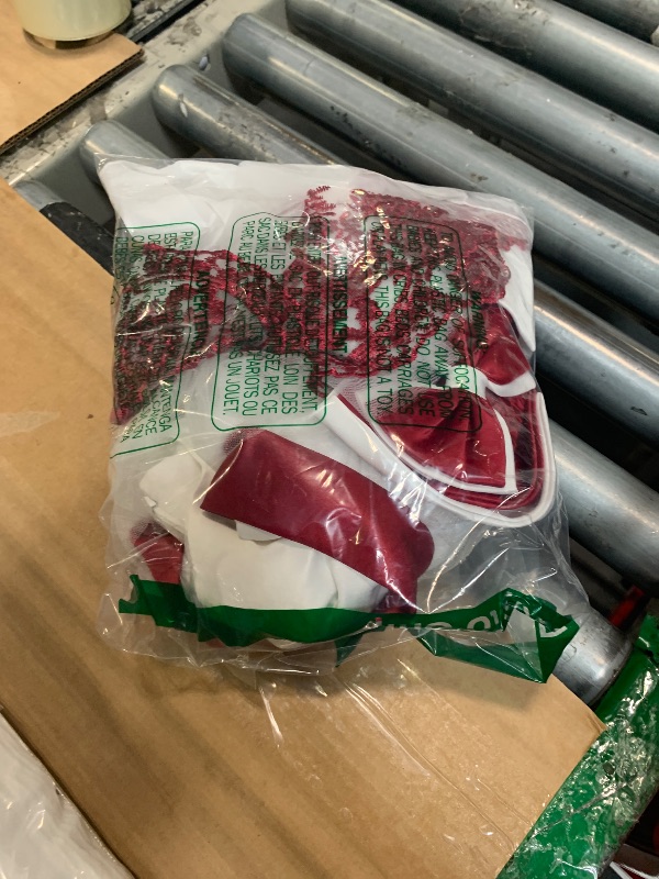 Photo 1 of ***CORRECT ITEM****Baby Girls Embroidery Dresses Toddler Lace Ruffles New Year Easter Tutu Dress with Headwear (White+Burgundy,80)