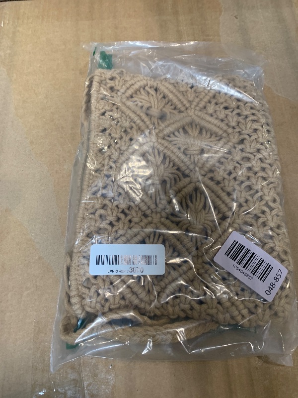 Photo 1 of ***CORECT ITEM***Peicees Crossbody Bag Purse For Women Bohemian Shoulder Bag Woven Crochet Purse For Summer Beach Travel Clutch Handbag