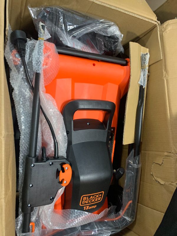 Photo 1 of ***NEW PRODUCT*** BLACK+DECKER Lawn Mower, Corded, 13-Amp, 20-Inch (MM2000)