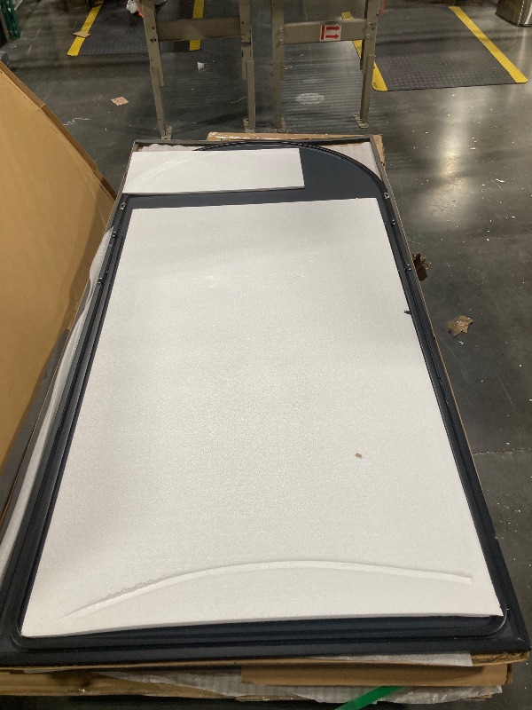 Photo 1 of ****** VERY USED/ UNTESTED/MINOR DENT***Sweetcrispy 60"x16" Arched Full Length Mirror, Standing or Leaning Full Body Mirror with Aluminum Alloy Thin Frame, Suitable for Bedroom or Cloakroom,Black