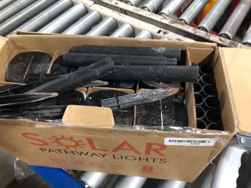 Photo 1 of ***used***BITPOTT Bright Solar Pathway Lights Outdoor, 8 Pack Solar Garden Lights for Outside Waterproof IP65, Auto On/Off Outdoor Light for Yard Garden Lawn Walkway Driveway Landscape Lighting