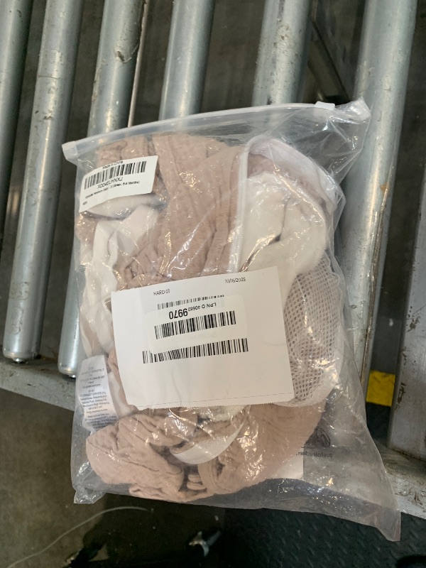 Photo 1 of ****STOCK PHOTO, ITEM/ COLOR MAY VARY****Winioder Newborn Baby Girl Boy Clothes Ruffle Ribbed Long Sleeve Button Romper Jumpsuit with Headband Hat Coming Home Outfit (beige, 6-9 Months)