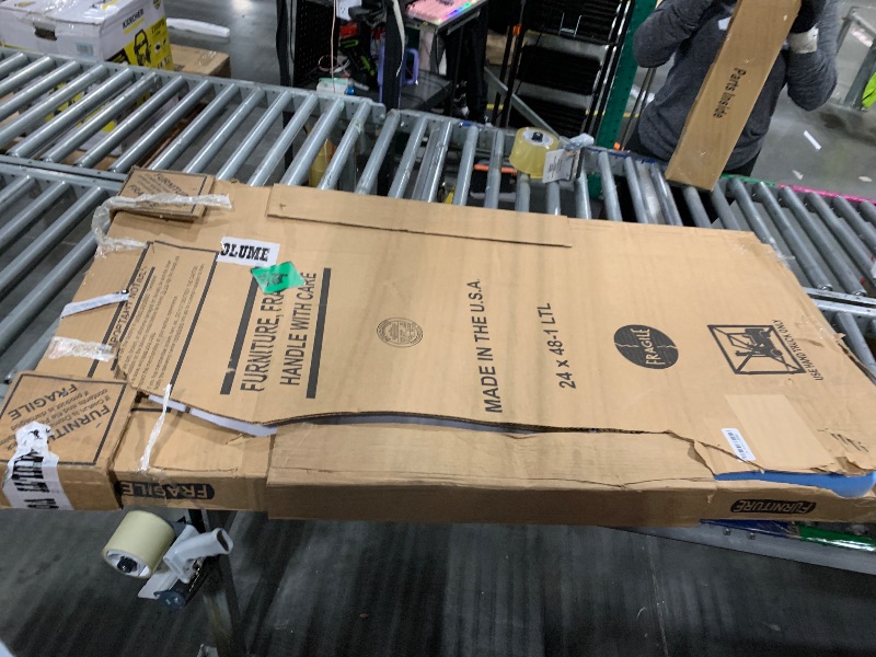 Photo 1 of ****MISSING LEGS, SELLING FOR PARTS*****Correll 24"x48" Rectangular, Classroom Dry Erase/Markerboard Top Activity Table, Height Adjustable (19"-29), White Durable High Pressure Laminate, School Furniture, Made in The USA