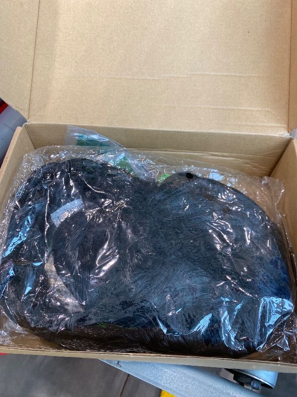 Photo 1 of *Missing Parts*
Breathffy 2 Pack Black Detective Coat Women Gothic Family Halloween Costume Long Straight Double Braided Wig with Bangs(Adult S)