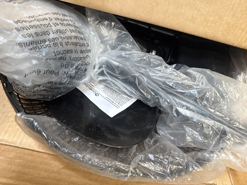 Photo 1 of *Untested*
Comfort Zone Electric Oscillating Pedestal Fan, Stand Fan, 16 inch, 3 Speed, 90 Degree Oscillating Head, Adjustable Height and Tilt, Airflow 7.48 ft/sec, Ideal for Home, Bedroom & Office, CZST161BTEBK