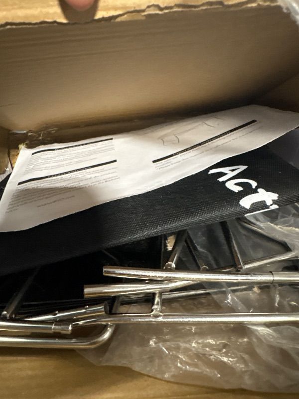 Photo 1 of **MISSING PARTS AND MINOR DAMAGE**
ActDoer Portable Camping Fire Pit - 17 inch Wood Burning Fire Pit with Storage Bag - Camping, Picnics, Backpacking, Outdoor Heating