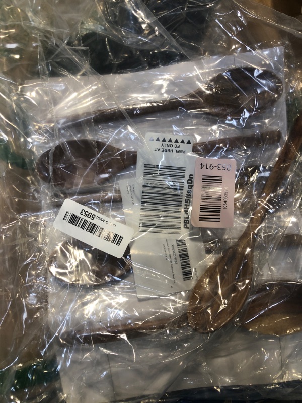 Photo 1 of ****ONLY 5 PCS**** HAKSEN Wooden Spoons for Eating, 8.2 Inch Wood Mixing Soup Spoon with Long Handle for Korean Food Daily Meal Stirring Sauce Coffee, 5PCS