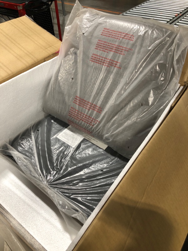 Photo 1 of ***PARTIAL SET, ONLY TWO CHAIRS!!!*** Peatuk 7-Piece Solid Wood Dining Table Set with 6 Upholstered Chairs - Easy Assembly Modern Design for Kitchen & Small Spaces, Durable Wooden Table and Chairs for Dining Room, Kitchen, Light Grey