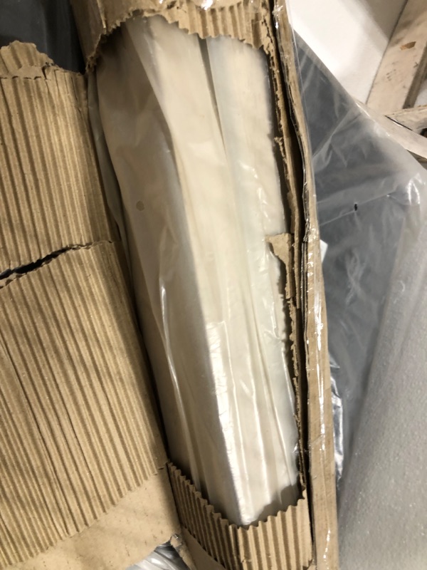 Photo 1 of ***PARTIAL SET, ONLY TWO CHAIRS!!!*** Peatuk 7-Piece Solid Wood Dining Table Set with 6 Upholstered Chairs - Easy Assembly Modern Design for Kitchen & Small Spaces, Durable Wooden Table and Chairs for Dining Room, Kitchen, Light Grey