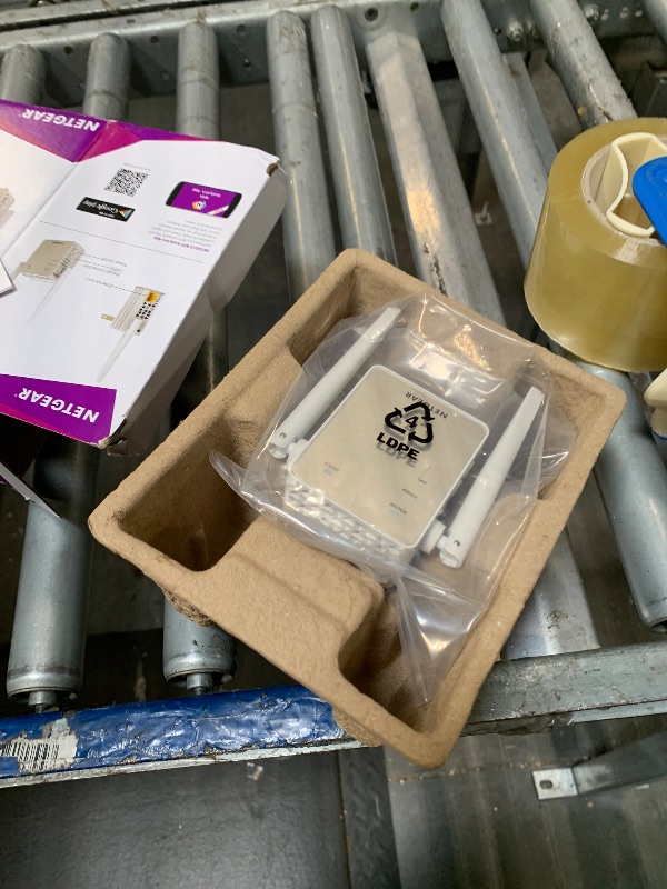 Photo 1 of *Untested*
NETGEAR WiFi Range Extender (EX6120) - Add up to 1,500 sq. ft., 25 Devices - AC1200 Dual Band Wireless Signal Booster & Repeater (Up to 1.2 Gbps Speed), Compact Wall Plug Design – Free Expert Help