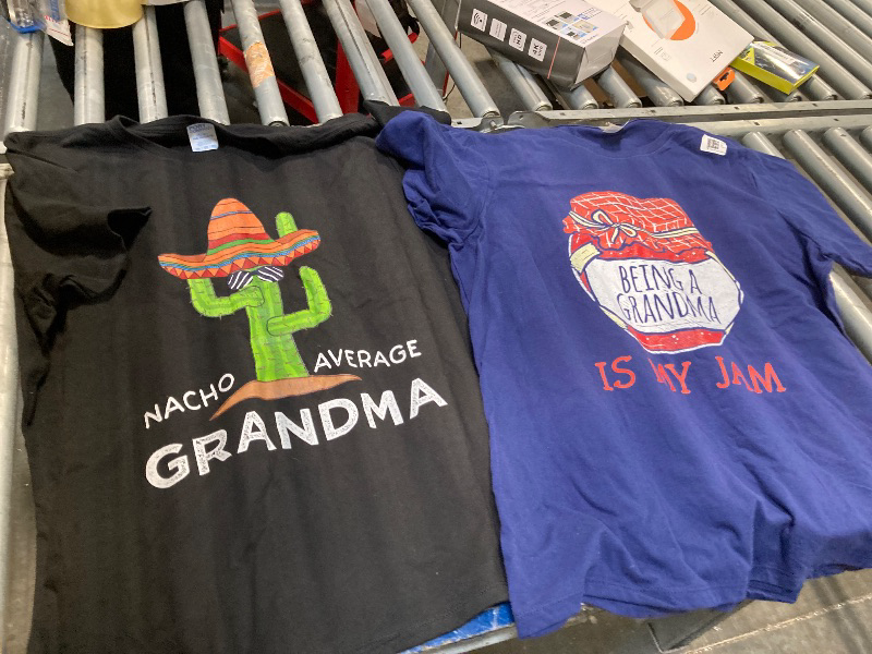 Photo 1 of **BLACK SHIRT-2XL & BLUE SHIRT-XL** 2 PACK GRANDMA SHIRTS