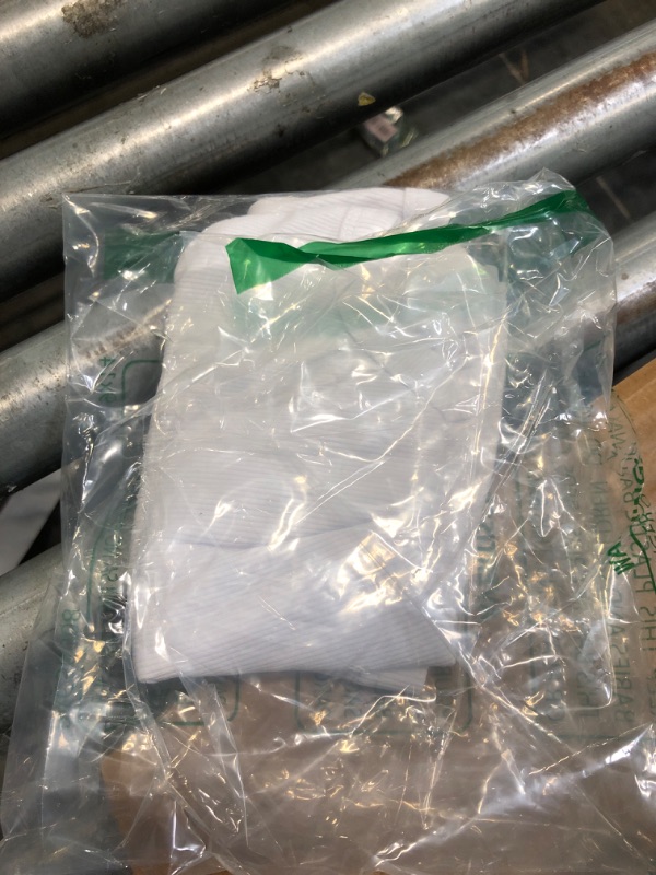 Photo 1 of ***INCOMPLETE***Pink Queen 2 Piece Summer Outfits for Women Sleeveless Bodycon Matching Sets Ribbed Midi Tank Dress White S