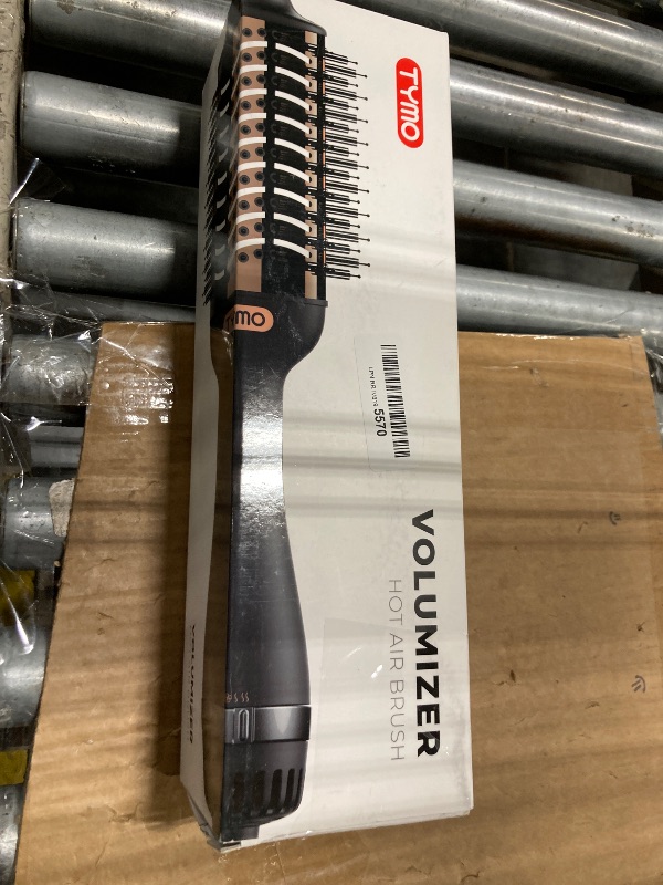Photo 1 of ***used***TYMO Hair Dryer Brush Blow Dryer Brush in One, 4 in 1 Ionic Hairdryer and Styler Volumizer with Oval Titanium Barrel, Hot Air Straightener for Smooth Frizz-Free Blowout, Gold