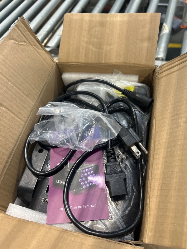 Photo 1 of ** USED*** MLIKOEU Fog Machine, 800W Smoke Machine With 13-Color LED Effects, 3500CFM Smoke Machine Fog Output, Wired And Wireless Remote Control,Ideal For Halloween, Wedding And DJ Stage