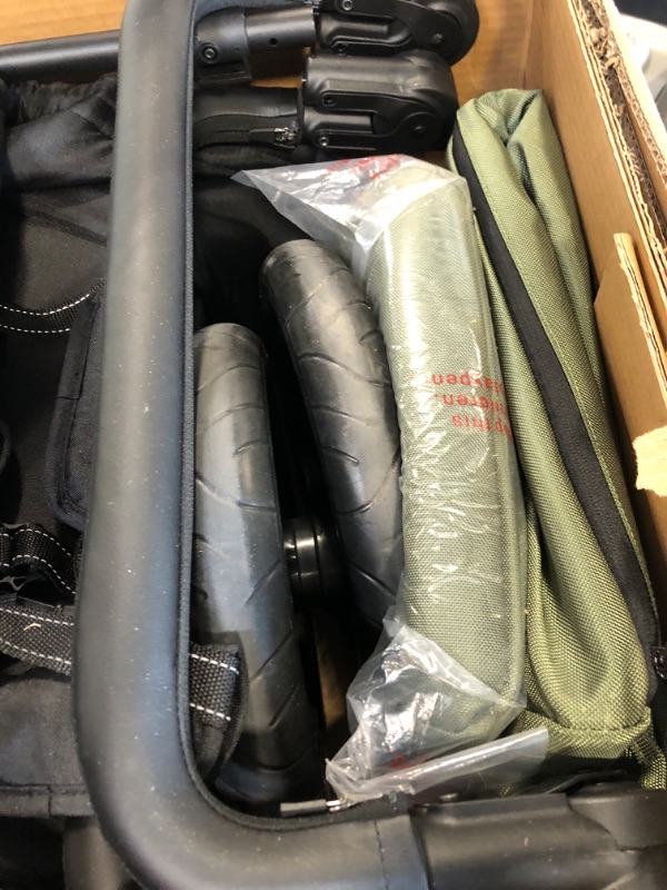 Photo 1 of *Missing Parts*
Jeep Deluxe Wrangler Stroller Wagon with Cooler Bag and Parent Organizer by Delta Children, Black/Green