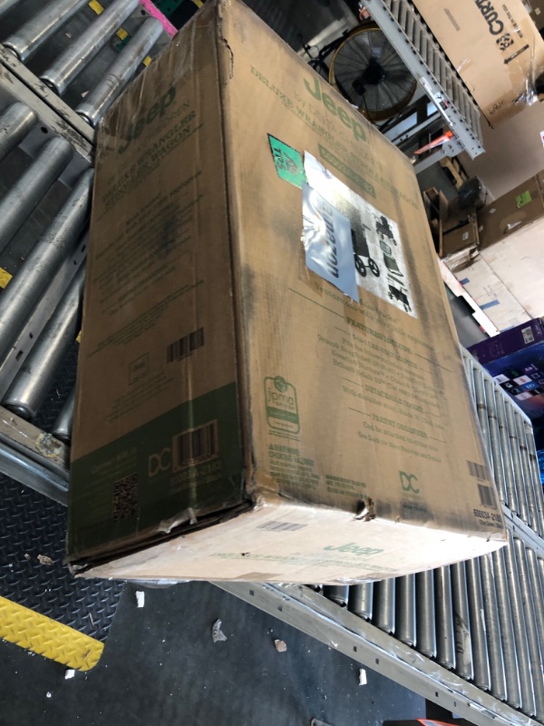 Photo 1 of *Missing Parts*
Jeep Deluxe Wrangler Stroller Wagon with Cooler Bag and Parent Organizer by Delta Children, Black/Green