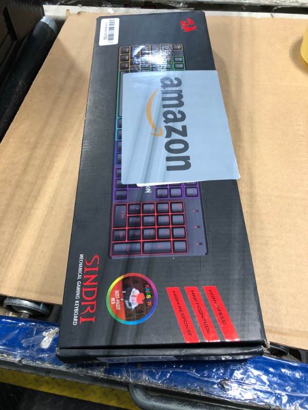 Photo 1 of ***CORRECT ITEM****Redragon Mechanical Gaming Keyboard Wired, 11 Programmable Backlit Modes, Hot-Swappable Red Switch, Anti-Ghosting, Double-Shot PBT Keycaps, Light Up Keyboard for PC Mac
