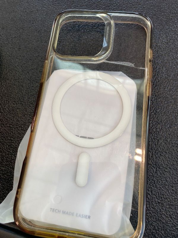 Photo 1 of *Damage *Small crack* ESR for iPhone 16 Pro Max Case, Compatible with MagSafe, Shockproof Military-Grade Protection, Magnetic Phone Case for iPhone 16 Pro Max, Classic Hybrid Case (HaloLock), Clear