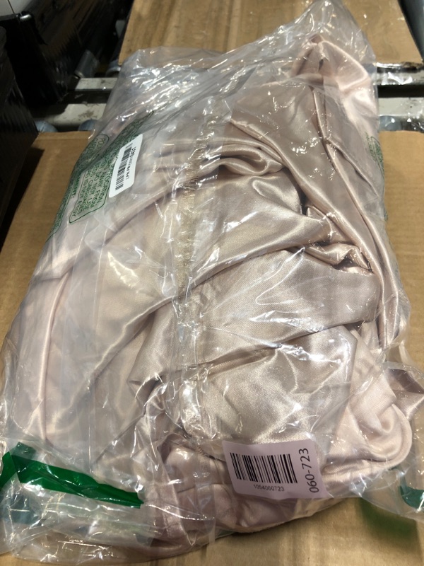 Photo 1 of *Missing Parts - Check clerk notes*
CozyLux Satin Sheets King Size - 4 Piece Champagne Bed Sheet Set with Silky Microfiber, 1 Deep Pocket Fitted Sheet, 1 Flat Sheet, and 2 Pillowcases - Smooth and Soft