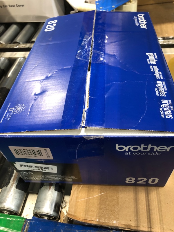 Photo 1 of *****USED**********Brother Genuine Toner Cartridge, TN820, Replacement Black Toner, Page Yield Up To 3,000 Pages, Amazon Dash Replenishment Cartridge