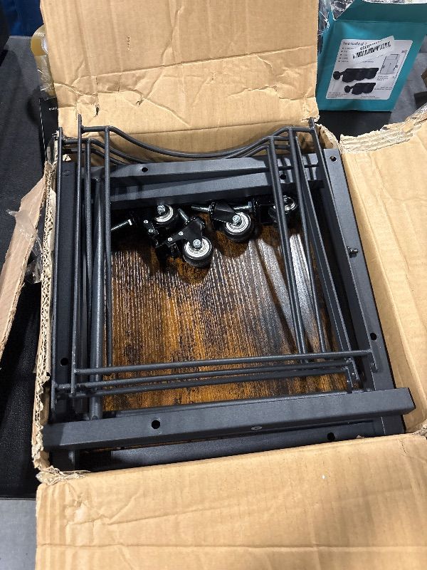 Photo 1 of *Untested*
Mlinavn 5 Gallon Water Bottle Holder, 3-Tier Water Jug Rack,Water Jug Stand With Lockable Casters,Heavy Duty Water Storage Rack Water Dispenser Stand,Water Jug Holder For Kitchen,Office,Garage,Brown