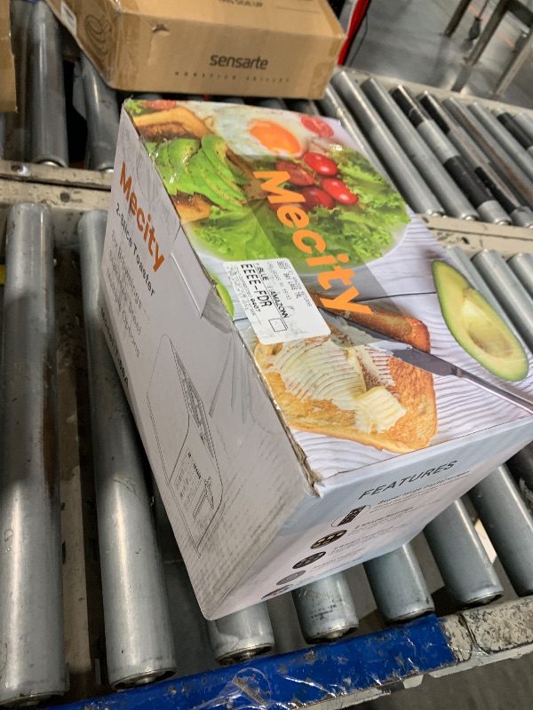 Photo 1 of *Untested*
Mecity 2 Slice Touch Screen Toaster, 1.5" Wide Slot, Stainless Steel Smart Toaster for Bagels, Muffins, Waffles, Gluten-Free Breads, Defrost, Reheat, Timer, 120V 825W, Pearl Grey