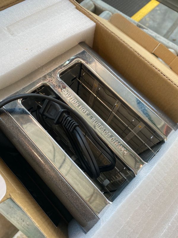 Photo 1 of *Untested*
Mecity 2 Slice Touch Screen Toaster, 1.5" Wide Slot, Stainless Steel Smart Toaster for Bagels, Muffins, Waffles, Gluten-Free Breads, Defrost, Reheat, Timer, 120V 825W, Pearl Grey