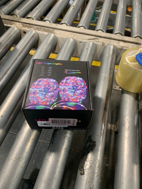 Photo 1 of **MISSING SOLAR PANEL**
GLPE Solar String Lights Outdoor Waterproof LED,66ft 200 LED Rope Lights Solar Powered,8 Modes Multicolor Fairy Lights with Remote for Christmas Garden Patio Deck Backyard Pool Trampoline