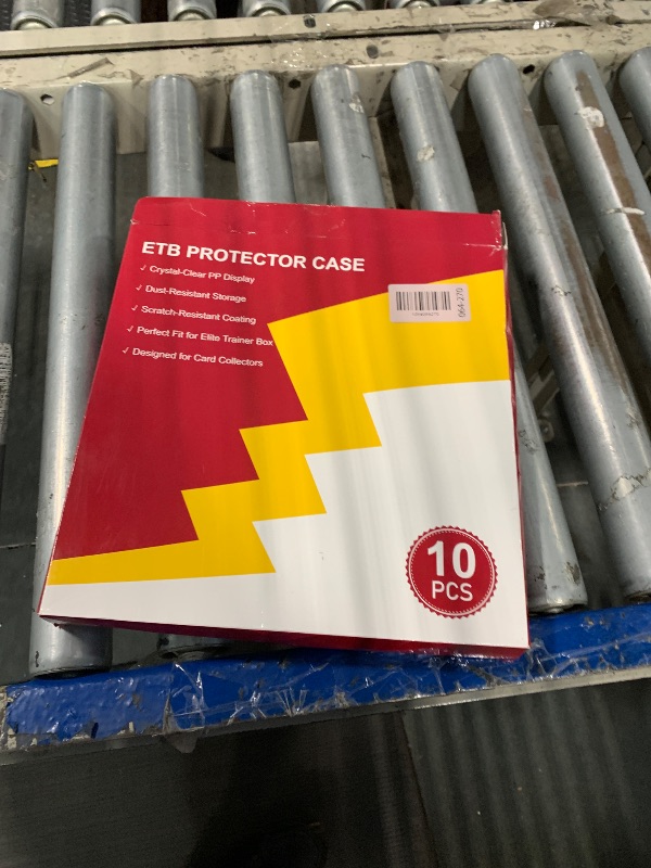 Photo 1 of ?10 Pcs?PKMN ETB-Protector Case, Elite Trainer Box Protector, ETB-Box Plastic Display Case-Compatible with Elite Trainer Boxes, Scratch-Resistant Material