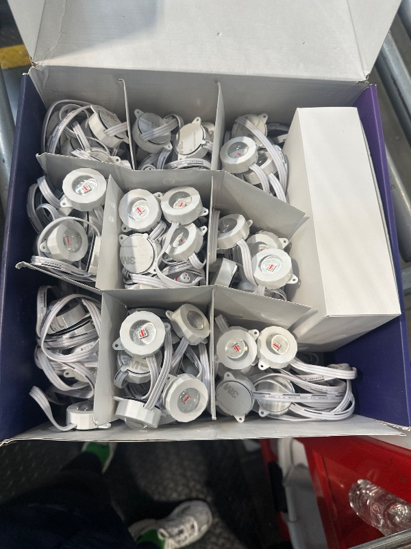 Photo 1 of ***MISSING REMOTE*** SMAVISTA Smart Permanent Outdoor Lights, 150ft with 108 LED RGB String Lights, IP67 Waterproof Eaves Light with 44 Scene Modes for Halloween Christmas Birthday Holiday Party, APP/Voice/Remote Control