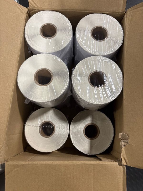 Photo 1 of **10 ROLLS**MISSING 2**
L LIKED 2.25" x 1.25" Direct Thermal Labels, Permanent Adhesive Barcode Address Label & Compatible with Rollo, Zebra and Other Desktop Printers (12 Rolls, 12000 Labels)