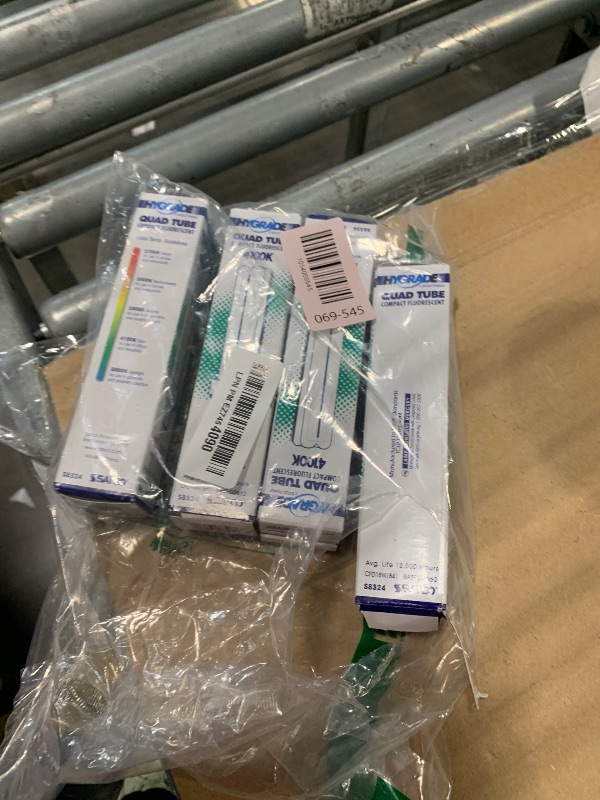 Photo 1 of (4 Pack) PL18W/2U/2P/841 18-Watt Double Tube G24d-2 (2 Pin) Base 4100K CFL-Plug-in Replacement for Sylvania 21111/20678 CF18DD/841/ECO - GE 97580 F18DBX/841/ECO - Philips 383190 PL-C18W/41/USA/ALTO