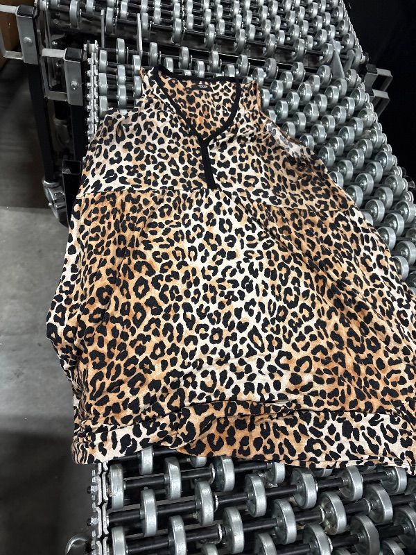Photo 1 of **VERY USED**
Alaroo Women Leopard Print Jumpsuit Bodysuit One Piece Short Catsuit 2XL