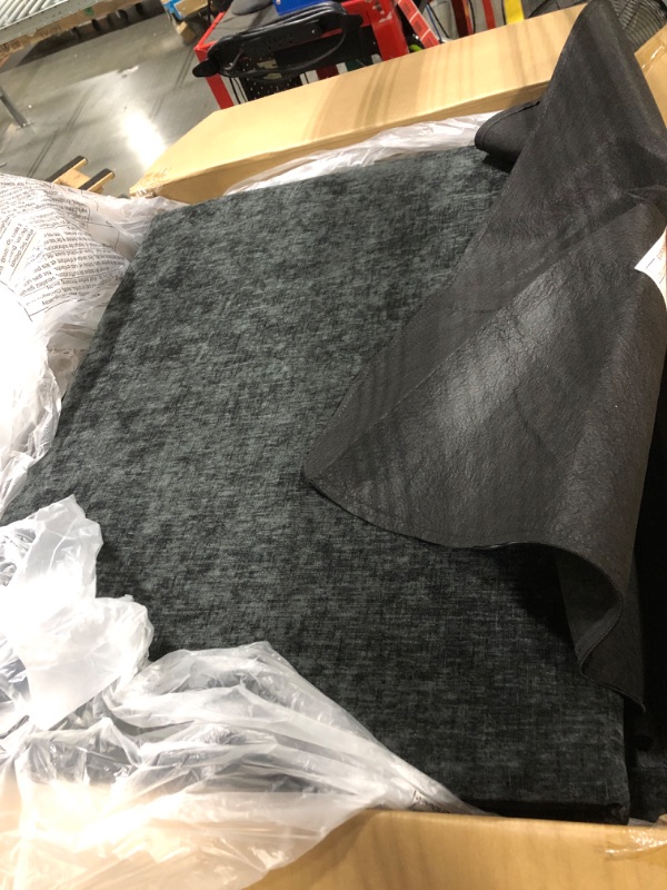 Photo 1 of ***02 boxes***Vesgantti 108" U Shaped Sectional Couch, Comfy Cloud Modular Sectional Sofa with 2 Ottoman Deep Seat Chenille Modern Cloud Sofa, Modular Sofas for Living Room, Bedroom and Apartment, Black