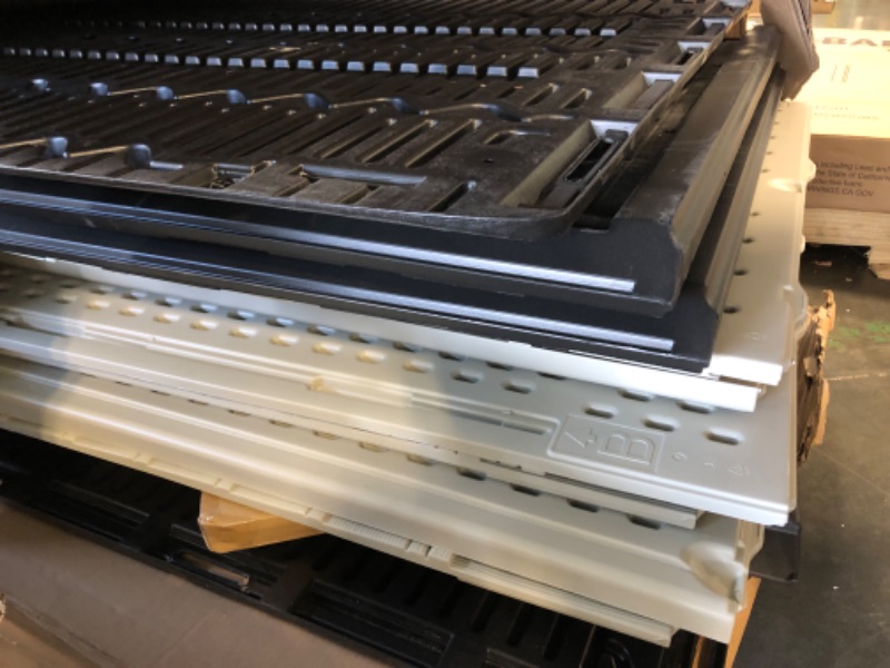 Photo 1 of ***MAY NEED A TRUCK***Rubbermaid 7 Foot by 7 Foot Weatherproof Outdoor Storage Shed for Garden Tools and Lawn Machinery Organization with Lockable Double Door Sandstone