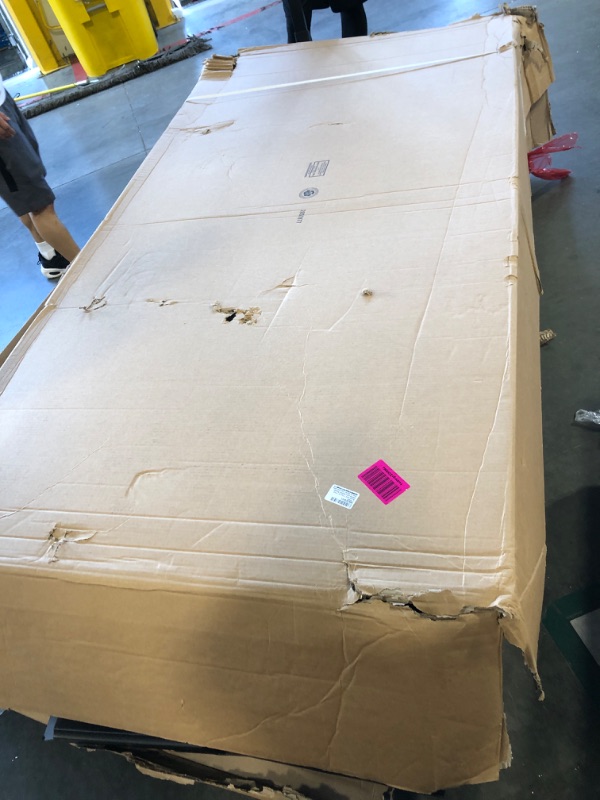 Photo 1 of ***MAY NEED A TRUCK***Rubbermaid 7 Foot by 7 Foot Weatherproof Outdoor Storage Shed for Garden Tools and Lawn Machinery Organization with Lockable Double Door Sandstone