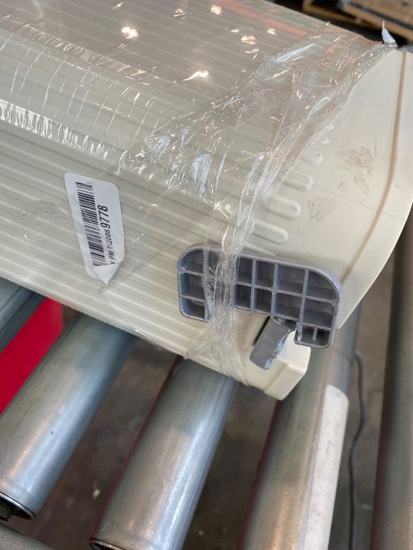 Photo 1 of *Minor Damaged - See clerk notes*
Small Bathroom Trash Can with Lid Slim Soft Close Garbage Can Step Wastebasket Container Trash Bin for Office Bedroom Kitchen Living Room (1.9 Gallon Cream)