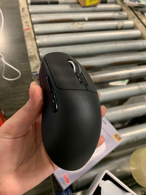 Photo 1 of ***MISSING PART**** **** MANBASNAKE Attack Shark X3MAX 49g Wireless Supelight Mouse, BT/2.4G Wireless/Wired Gaming Mouse, PAW3950 42K DPI Optical Sensor, 200h Battery, Programmable Mouse for PC/Mac/Win/Xbox (Black)