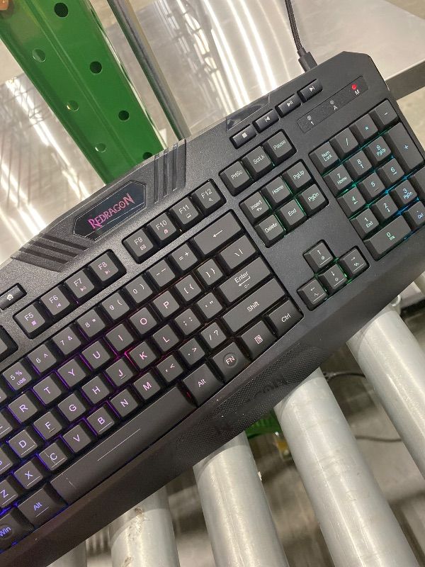 Photo 1 of **USED**
Redragon S101M-KS Gaming Keyboard and Mouse Wireless with Tri-Mode, RGB Keyboard and 4800 DPI Gaming Mouse, 10 Independent Multimedia Keys for Wins, PC, Computer, Wireless S101 Ideal for Gamer