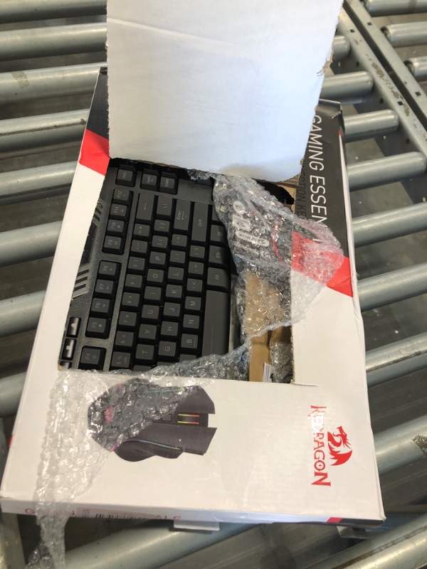 Photo 1 of **USED**
Redragon S101M-KS Gaming Keyboard and Mouse Wireless with Tri-Mode, RGB Keyboard and 4800 DPI Gaming Mouse, 10 Independent Multimedia Keys for Wins, PC, Computer, Wireless S101 Ideal for Gamer