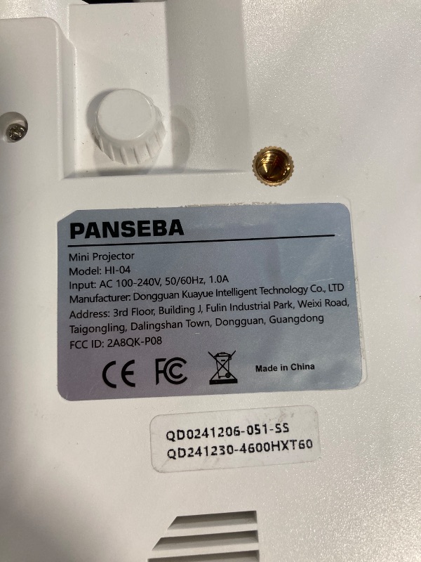 Photo 1 of ?Two-Way Bluetooth?1080P Mini Projector with Projector Screen, 50% Zoom, Portable Outdoor Movie Projector, Compatible with TV Stick, Video Games, HDMI, USB, Smartphone (1080P Projector)