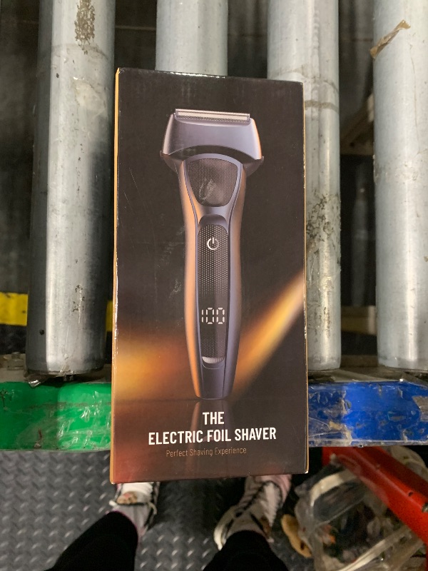 Photo 1 of Fndna Electric Foil Shavers for Men: Portable Electric Razor for Face- Rechargeable Wet/Dry Waterproof Shaver with LED Display & Fast Charge-Ultra-Thin Razor for Close Shaving