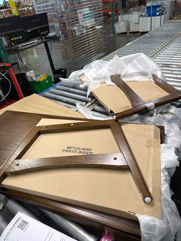 Photo 1 of *Missing Parts - Check clerk notes*
Madison Park Rectangular Wood Coffee Table With Solid Wood Frame & Legs, Living Room Coffee Tables With Storage Shelf, Accent Furniture For Living Room, Minimalist Decor - Off-White / Pecan Parker