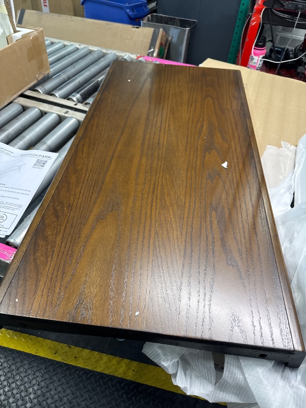 Photo 1 of *Missing Parts - Check clerk notes*
Madison Park Rectangular Wood Coffee Table With Solid Wood Frame & Legs, Living Room Coffee Tables With Storage Shelf, Accent Furniture For Living Room, Minimalist Decor - Off-White / Pecan Parker