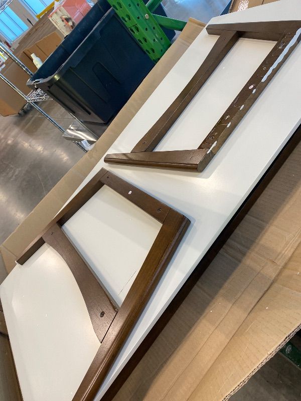 Photo 1 of *Missing Parts - Check clerk notes*
Madison Park Rectangular Wood Coffee Table With Solid Wood Frame & Legs, Living Room Coffee Tables With Storage Shelf, Accent Furniture For Living Room, Minimalist Decor - Off-White / Pecan Parker