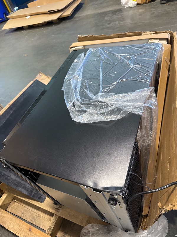 Photo 1 of **DENTED**24 Inch Dual Zone Wine Refrigerator, 54 Bottle Under Counter Wine Fridge for Built-in or Freestanding, Wine Cooler with Glass Door, Removable Shelves for Home, Office (Blcak)