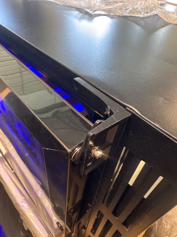 Photo 1 of **DENTED**24 Inch Dual Zone Wine Refrigerator, 54 Bottle Under Counter Wine Fridge for Built-in or Freestanding, Wine Cooler with Glass Door, Removable Shelves for Home, Office (Blcak)