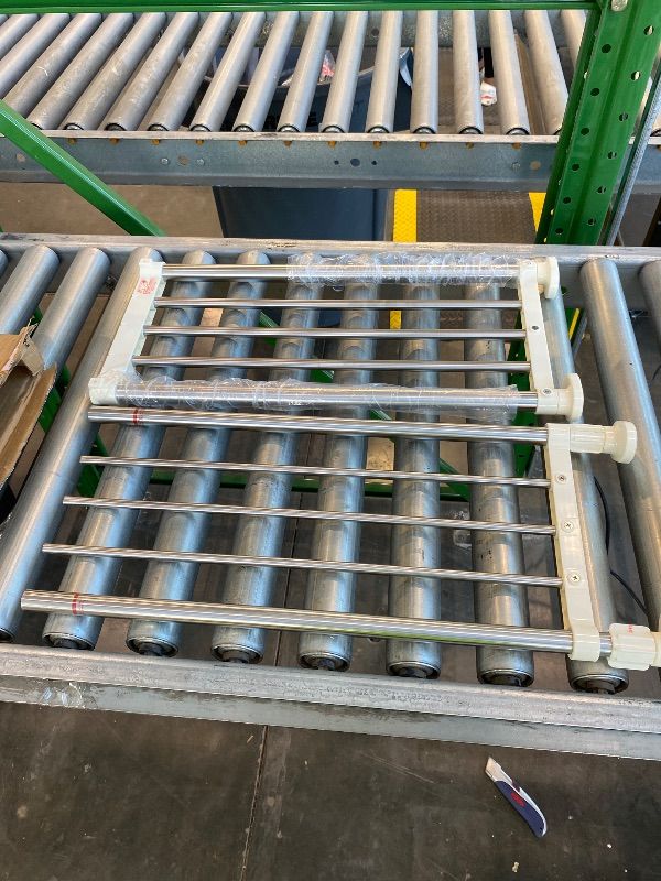 Photo 1 of *MISSING PART* Hershii Tension Shelf Expandable Rod Closet System Heavy Duty Clothes Hanger Adjustable DIY Storage Organizer Shoe Rack